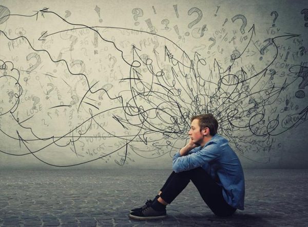 A person suffering from stress.